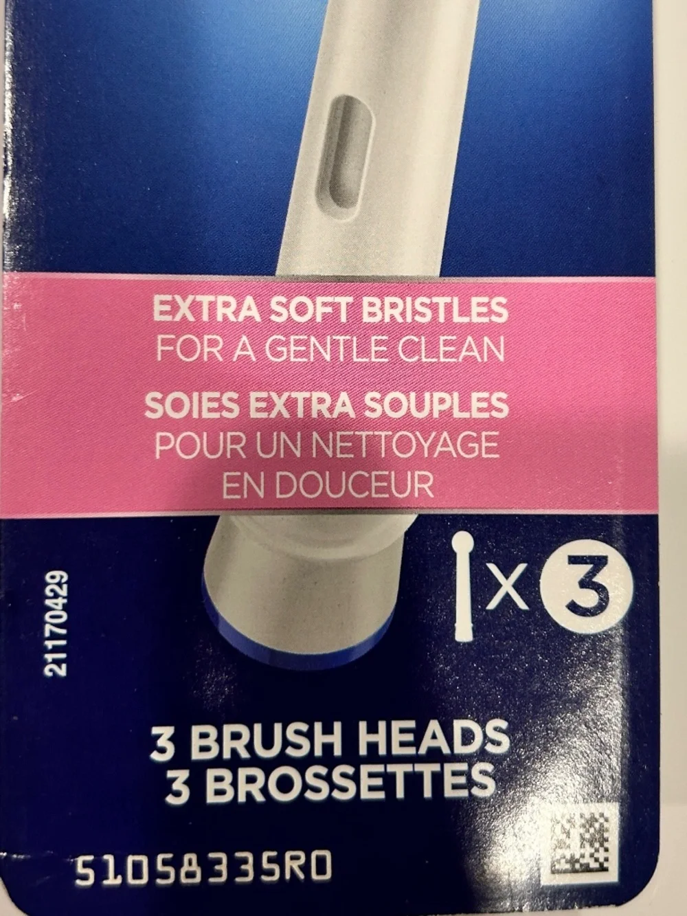 6 Brand New Oral-B Sensitive Gum Care Electric Toothbrush Replacement Brush Head